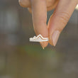 Load image into Gallery viewer, A model holding a To My Daughter The Climb Pave Mountain Ring
