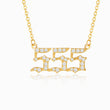 Load image into Gallery viewer, 555 angel number diamond necklace
