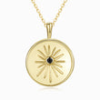 Load image into Gallery viewer, Ray Evil Eye Medallion
