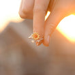 Load image into Gallery viewer, A model holding To My Granddaughter Sunflower Fidget Ring
