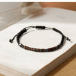 Load image into Gallery viewer, To My Dad, I Love You Morse Code Bracelet on top of a page of a  book
