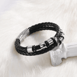 Load image into Gallery viewer, To My Grandson Bracelet on top of fur

