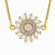 Load image into Gallery viewer, Boho Evil Eye Gold Chain Pendant
