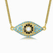 Load image into Gallery viewer, Turquoise Evil Eye Pendant
