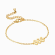 Load image into Gallery viewer, gold Angel Number 666 Bracelet on a white background
