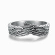 Load image into Gallery viewer, Angel Wing Personalized Pet Memorial Ring
