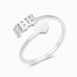 Load image into Gallery viewer, silver Angel Number 888 Ring on a white background

