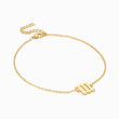 Load image into Gallery viewer, Angel Number 111 Gold Anklet
