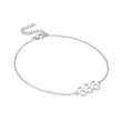 Load image into Gallery viewer, 666 angel number silver plated anklet
