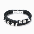Load image into Gallery viewer, Products To My Grandson, God Is Greater Than Highs And Lows bracelet on a white background
