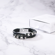 Load image into Gallery viewer, Grandson highs and lows bracelet on a marble surface

