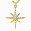 Load image into Gallery viewer, pendant of Dainty Star of David Necklace on a white background
