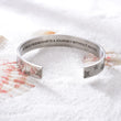Load image into Gallery viewer, A True Friendship is a Journey Without an End Stars silver bangle
