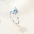 Load image into Gallery viewer, To My Daughter Butterfly Fidget Ring standing on a surface
