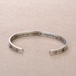 Load image into Gallery viewer, I Never Let My Friends Do Stupid Things...Alone silver bracelet
