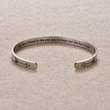 Load image into Gallery viewer, My Best Friend Is The One Who Brings Out The Best In Me silver bracelet

