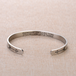 Load image into Gallery viewer, Friendship Isn&#39;t A Big Thing, It&#39;s a Million Little Things cuff bracelet
