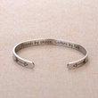 Load image into Gallery viewer, Friends By Choice, Sisters By Fate silver bracelet
