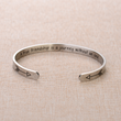 Load image into Gallery viewer, A True Friendship is a Journey Without an End cuff bracelet
