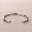 Load image into Gallery viewer, Bonus Daughter Cuff Bracelet silver cuff bracelet
