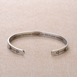 Load image into Gallery viewer, I Can&#39;t Say I Love You Enough, So This Is Your Reminder cuff bracelet
