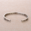 Load image into Gallery viewer, Friends By Choice, Sisters By Fate cuff bracelet

