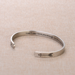Load image into Gallery viewer, I Can&#39;t Say I Love You Enough, So This Is Your Reminder silver cuff bracelet
