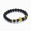 Load image into Gallery viewer, Beaded Lion Bracelet on white background
