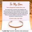 Load image into Gallery viewer, Leather Cuff Bracelet on message card
