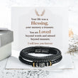 Load image into Gallery viewer, Love You Forever Memorial Double-Row Bracelet with customize white paper card 
