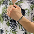 Load image into Gallery viewer, Male model wearing Love my Grandson Braided Leather Bracelet
