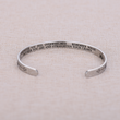 Load image into Gallery viewer, Whenever you feel overwhelmed... remember whose mother you are silver bracelet
