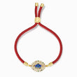 Load image into Gallery viewer, Multicolored Evil Eye Red String Bracelet
