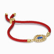 Load image into Gallery viewer, Multicolored Charm Blue Evil Eye Red String
