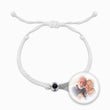 Load image into Gallery viewer, Photo Projection Memorial Bracelet on white background

