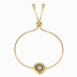 Load image into Gallery viewer, Gold Round Illusion Evil Eye Bracelet
