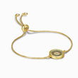 Load image into Gallery viewer, Round Illusion Evil Eye Gold Bracelet
