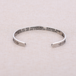 Load image into Gallery viewer, Remember whose sister you are silver bracelet
