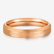 Load image into Gallery viewer, Always in My Heart  gold plated Band Ring isolated on a white background
