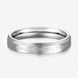 Load image into Gallery viewer, Always in My Heart Silver plated Band Ring isolated on a white background
