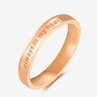 Load image into Gallery viewer, Always in My Heart Band gold Ring isolated on a white background
