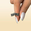 Load image into Gallery viewer, A model holding Angel Wing Personalized Pet Memorial Ring
