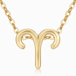 Load image into Gallery viewer, Taurus Zodiac Sign Pendant Necklace on a white background
