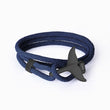Load image into Gallery viewer, blue To My Son Whale Tail Nautical Bracelet on a white background
