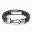 Load image into Gallery viewer, To My Daughter, My Heart Will Always Be Linked To Yours Bracelet on a white background
