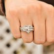 Load image into Gallery viewer, model wearing To My Mom Personalized Names and Birthstones Ring
