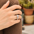 Load image into Gallery viewer, model wearing To My Mom Personalized Names and Birthstones Ring
