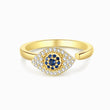 Load image into Gallery viewer, To My Granddaughter Evil Eye Fidget Ring with white background
