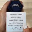 Load image into Gallery viewer, Personalized Memorial Angel Wing Ring with a SVANA Design message card
