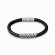 Load image into Gallery viewer, To My Bonus Son, Love You Forever Thin Braided Bracelet on a white background
